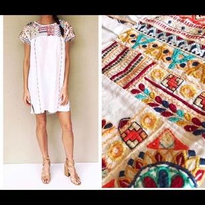 Johnny Was embroidered dress